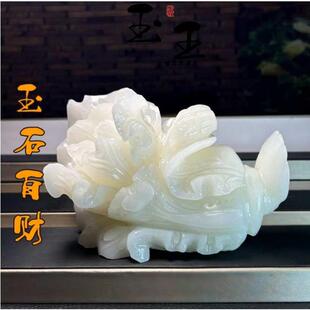 白菜酒柜商务礼品阿富汗摆件装饰品大白菜玉摆件白玉办公厂家直销
