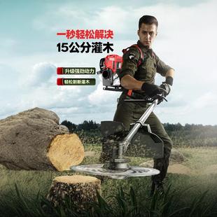 四沖程小型多功能農用收割家用除草打草割灌 割草機純汽油機背負式