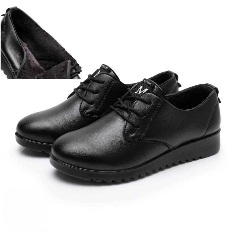 正品空女鞋春镂秋底单鞋女软底舒适妈妈鞋滑工平作鞋厨房餐厅女防