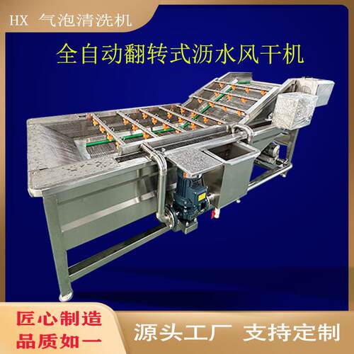 商用麦菜土豆清洗设备餐厅厨房洗菜机海鲜中药材气泡清洗机