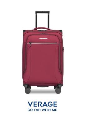高档Verage维丽杰牛布行李津箱商务24机寸拉杆箱男帆布登行旅箱万
