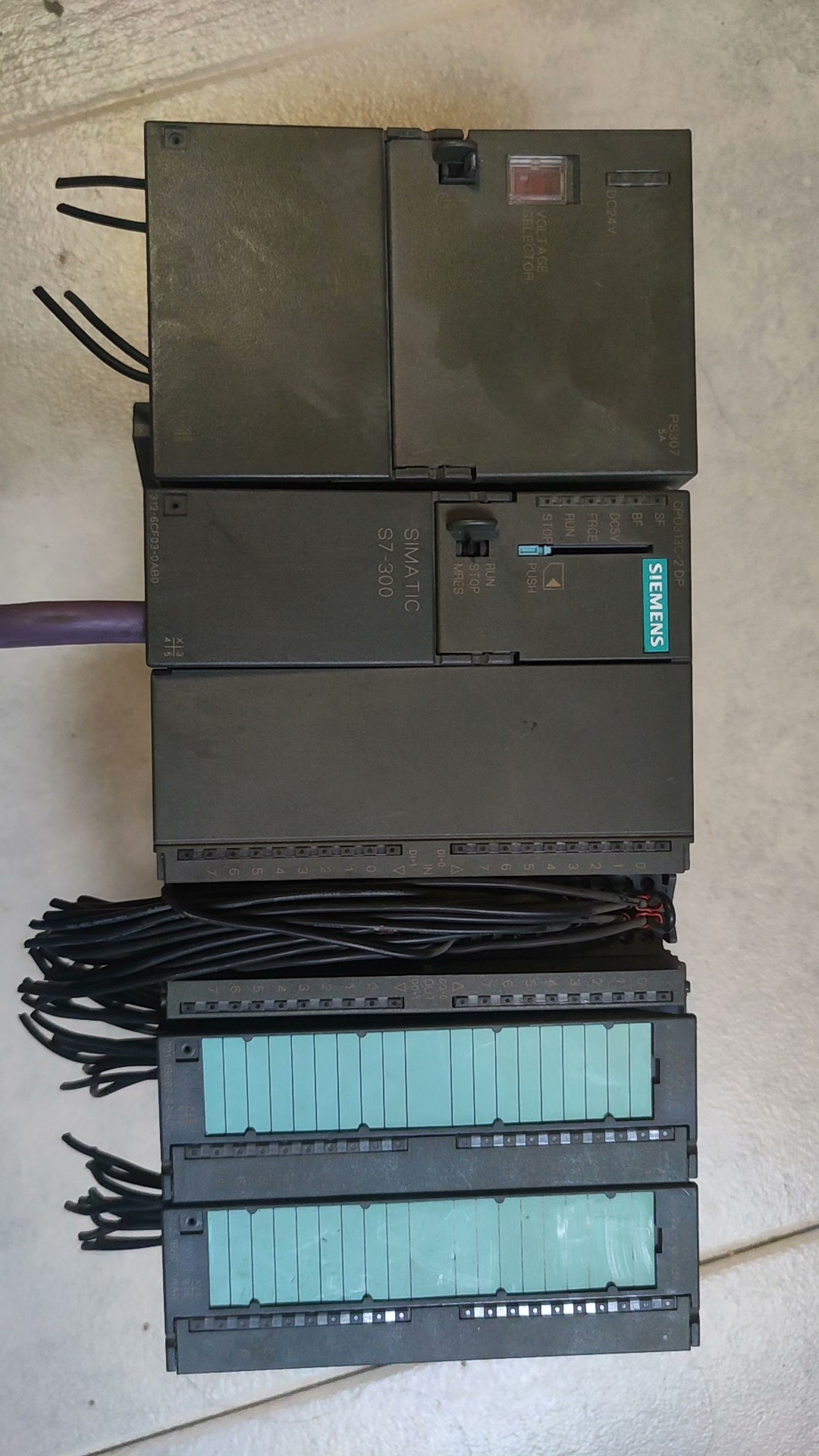 西门子300模块一套(307-1EA00，313-6CF03