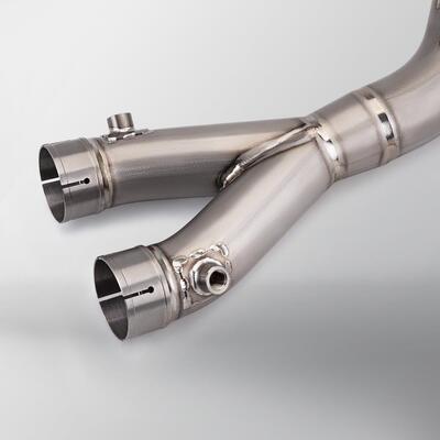 摩托车排气管改装 适用于YZF-R1钛合金中段 无损安装2015-2024年