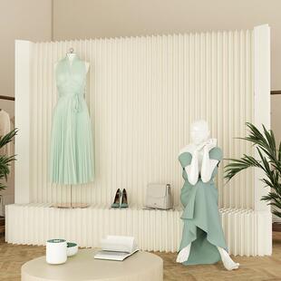 ?屏风隔假墙室置物Fh $p&aq展墙办公客厅分隔挡板免打孔断隔断墙