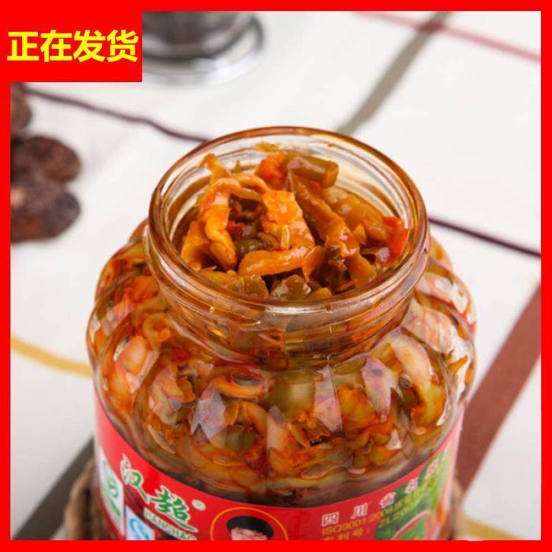 新鲜四川泡菜汉超娃娃菜酱腌菜400g*3瓶下饭菜开味菜榨菜咸