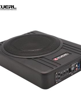 厂薄家销12V大功率0铝合金车直载音箱座椅下音响80272改装1寸超低