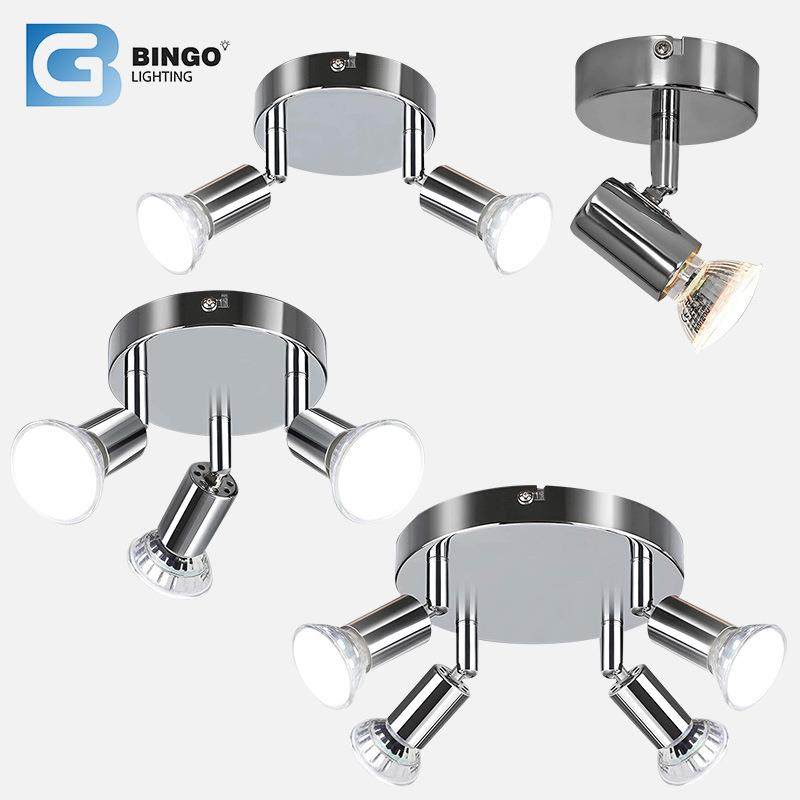 中山市奔高现代简约三头吸顶射灯灯具家装过道走廊灯饰照明