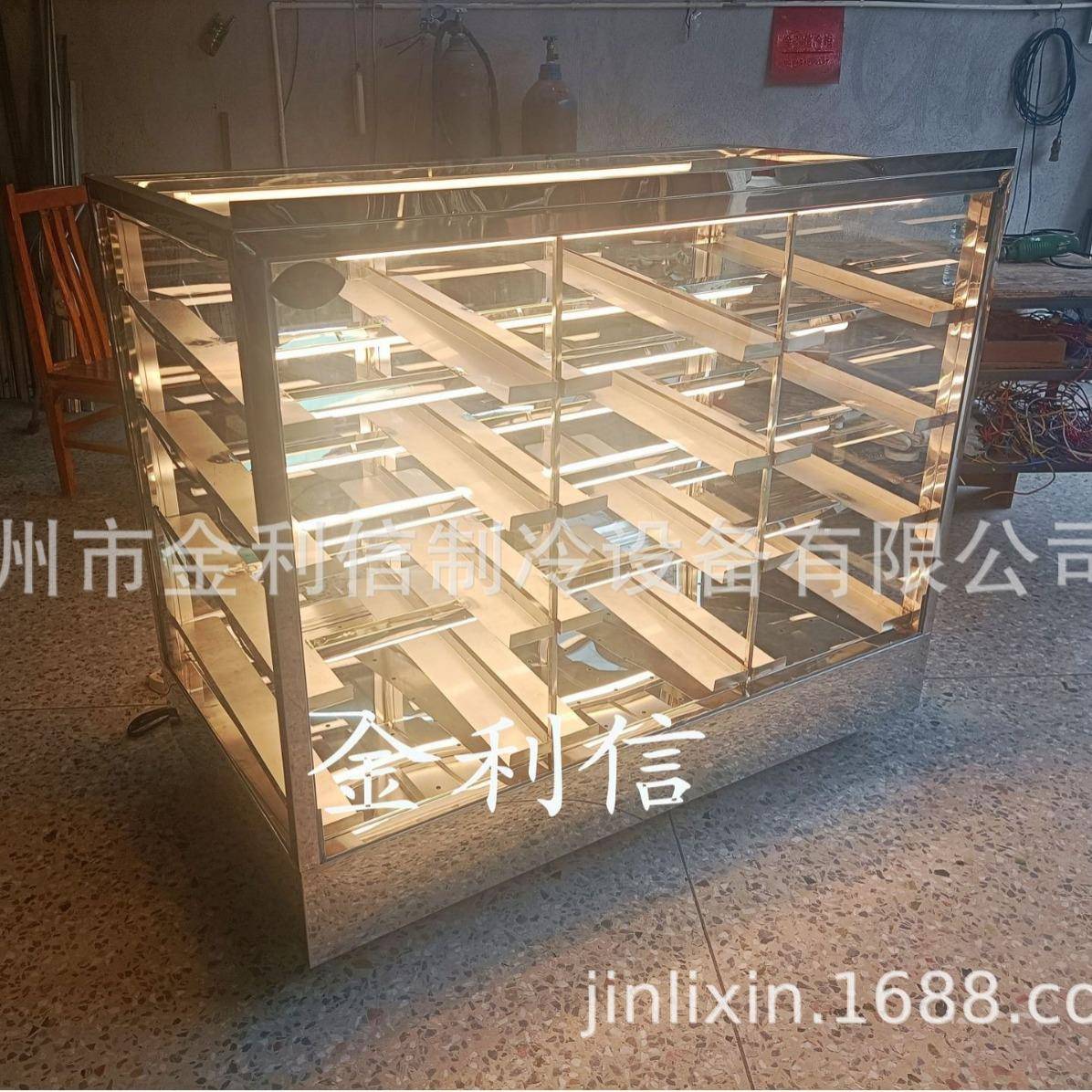 热款菠萝包电热保温展示柜牛角包叉烧包热酥柜葡挞暖酥炉