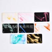 金箔透光石亚克力板 酒店收纳用品 黑白彩色大理石压克力pmma板