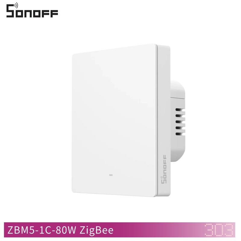 SONOFF6920075743036ZBM5-1C-80WZigBee单通道80机械开关(白色)图片
