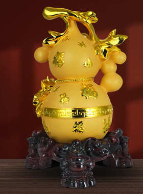 福禄装饰品开业招财酒柜客厅摆件工艺品葫芦乔迁电视玄关礼品家居