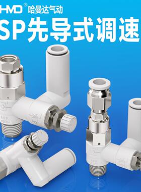 先导式控制单向调速阀ASP330F/430F/530F/630F-01/02-06/8/10/12S