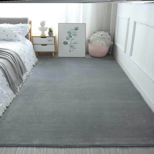 Fluffy Area Rugs for Bedroom Shaggy Floor Mat Carpet 地垫
