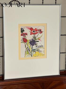花的乐章】木吉中古艺术客厅背景墙装饰画画卧室床头挂画画玄关壁