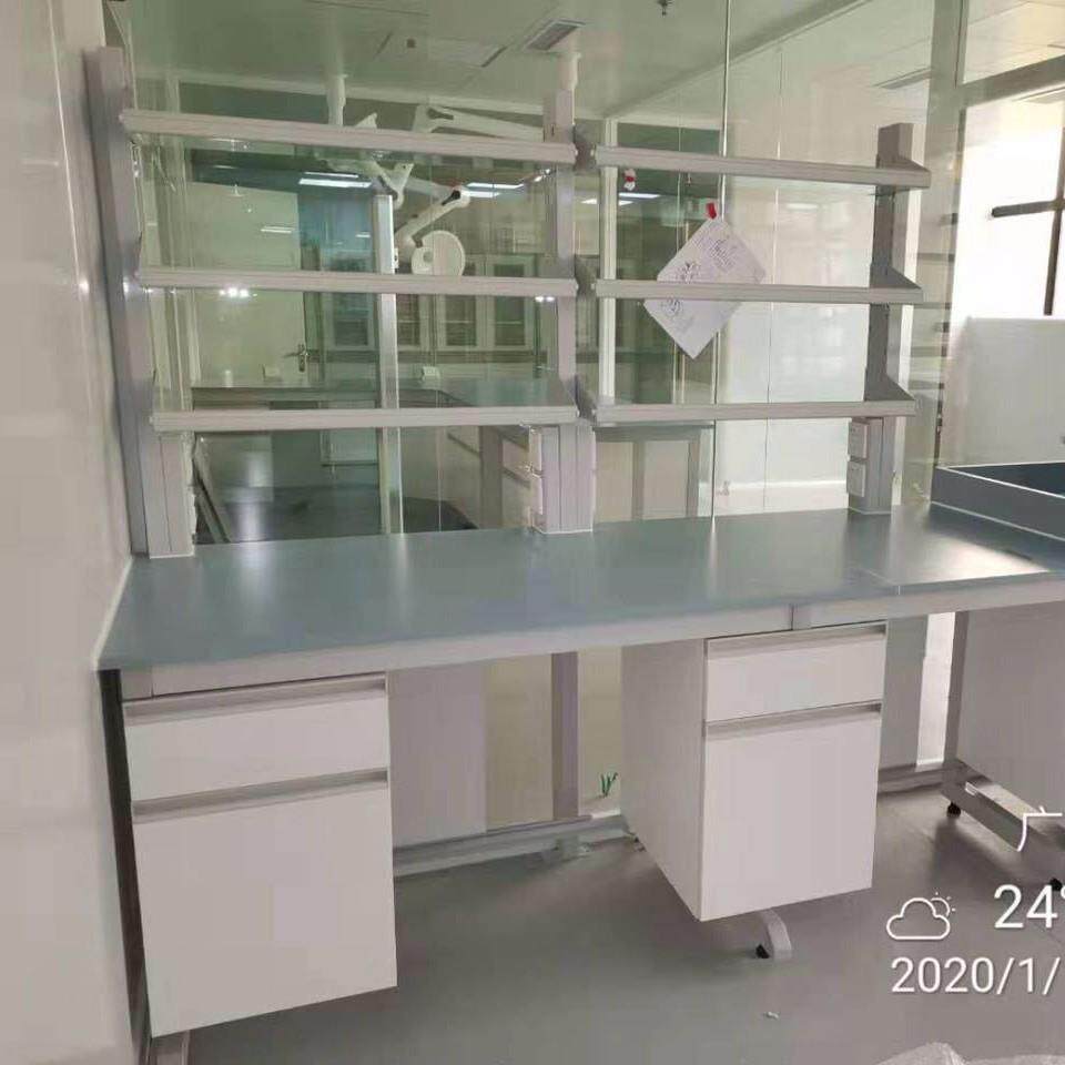 全钢实验桌实验室工作台化学物理操作台口型框架实验室试验台实验