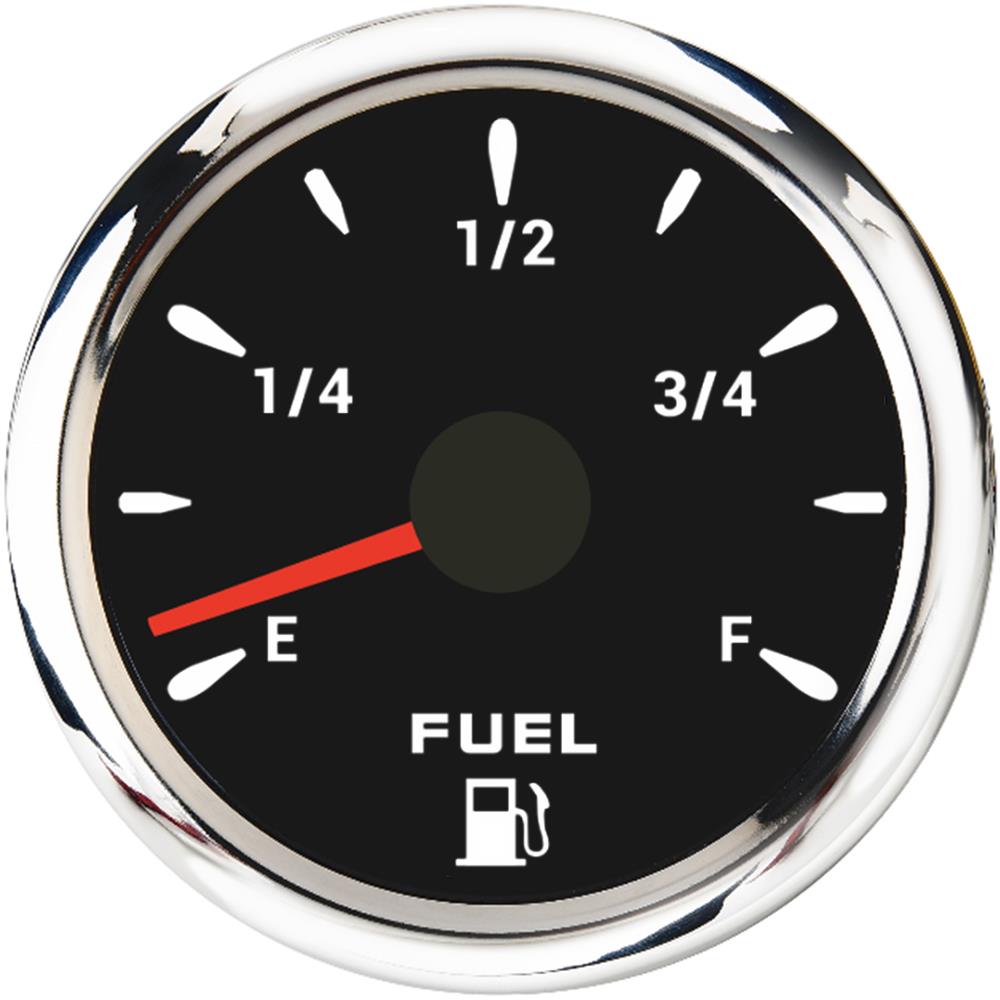 52mm指针油位表燃油表油量表 七彩背光灯 汽车轮船改装通用表