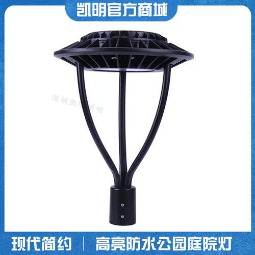 50W庭院灯 小区庭院灯 现代简约别墅庭院设计 50WLED庭院灯
