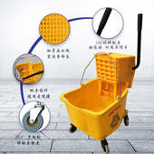 榨挤批发 厂家水车环卫水车酒店把桶 加厚榨单手压式 清洁拖筒水桶