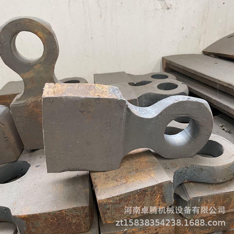 高铬合金高锰钢高铬复合材质各种型号锤头高猛钢耐磨甩锤配件锤头