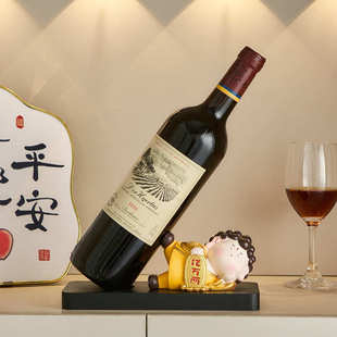 卡通佛祖红酒架摆件轻奢客厅电视柜玄关餐边柜软装饰代发货源包邮