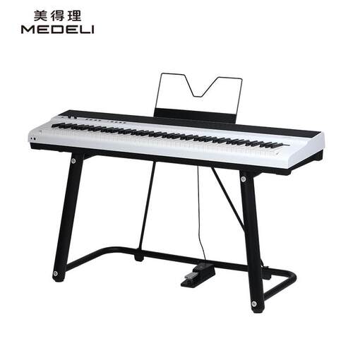 美得理（MEDELI）SAP200便携电钢琴88键重初学专业家用智能 白琴
