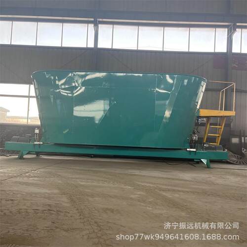 20方立式tmr搅拌机 牛羊草料混合制备机 双绞龙拌草机