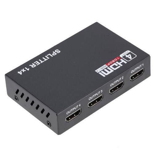 HDMI分配器 1进4出 HDMI一进四出 HMDI分配器1分4出高清3D分配器