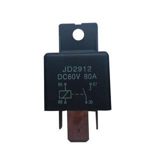 大电流大80A汽车继电器 DC5v12V24V36v48v60v72v84V96v4脚5长时间