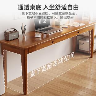 桌书用女生卧A760N73室长条桌简易家出租屋靠墙长桌工作台阳台窄