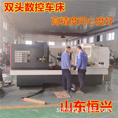 全自动双头数控车床优势管子车外径内孔无缝管车螺纹