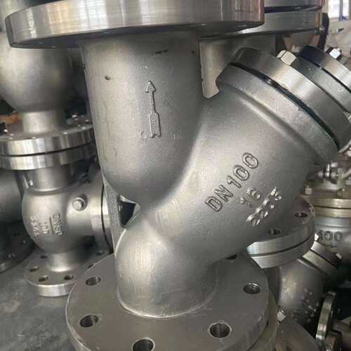 GL41W-16V双相钢2205法兰过滤器 双相钢Y型过滤器 法兰2205过滤器