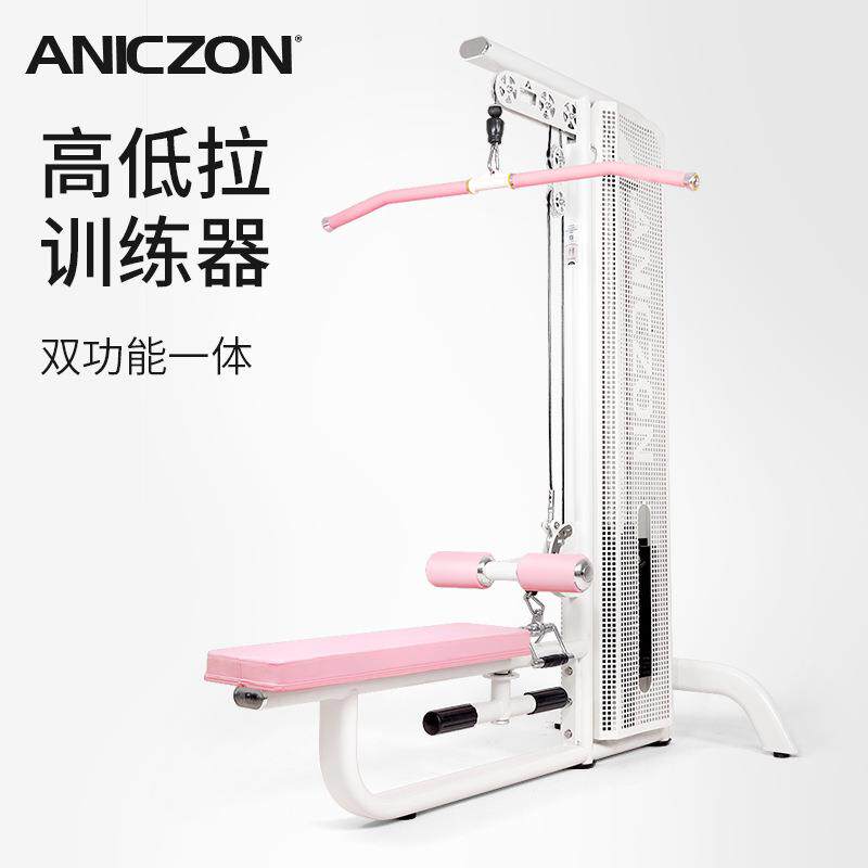 高位下拉训练器健身房商用器械健身器材高低拉一体机背部力量训练