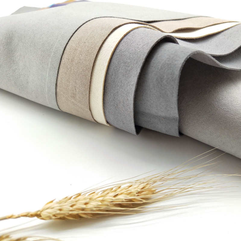 厂家专业批发 束口袋鞋材绒面超纤0.6到1.4厚度 颜色500个色充足