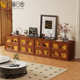 古典中式 电视柜床头柜组 实木斗柜模块组合柜客厅卧室卡门柜新中式