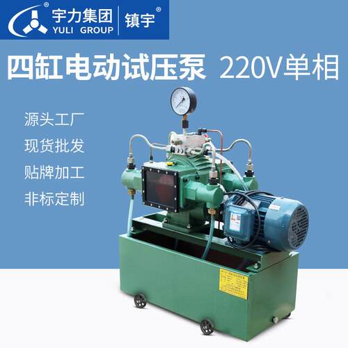 电动试压泵4DSY254063100160四缸压PPR水管测压宇力集团