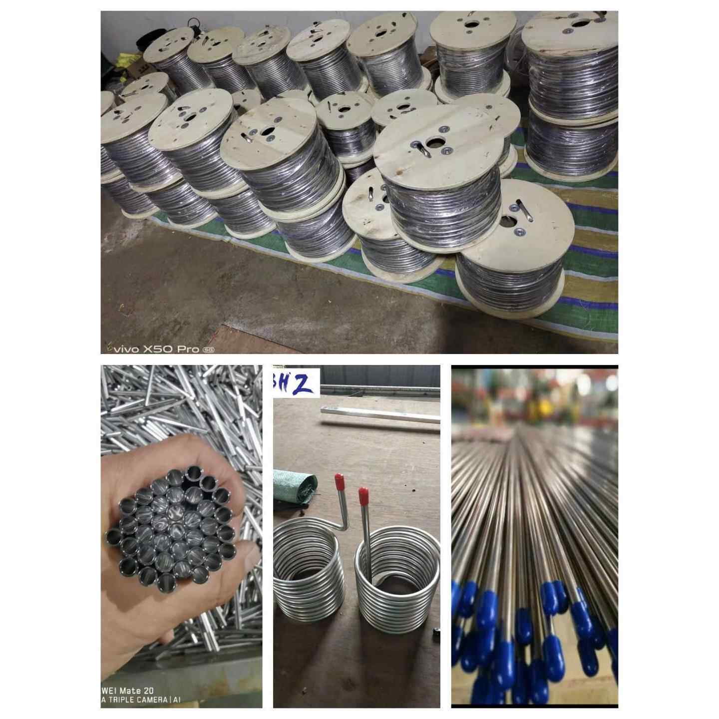 304不锈钢盘管 毛细管 仪表卡套管 气源管 油管液压管4 6 8 10mm