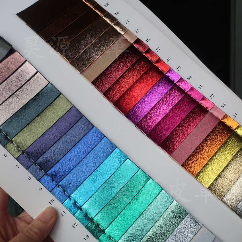 T287弹力贴膜金属色羊纹pu皮革软手感箱包手袋服装鞋帽仿皮面料,住宅家具,皮革,淘宝优惠券,粉丝福利购,淘宝优惠卷