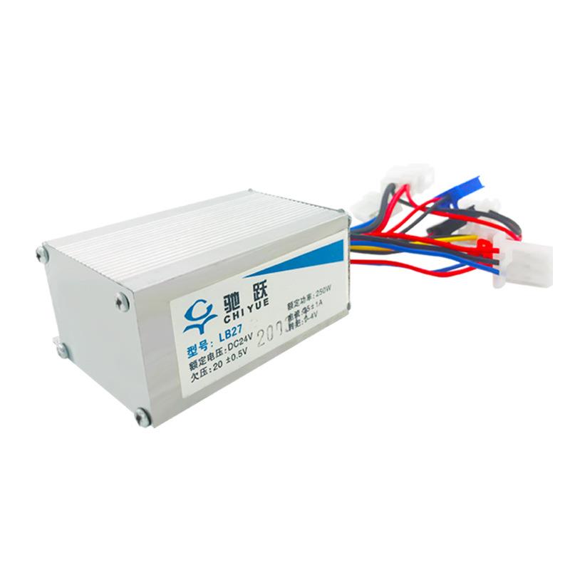 高速有刷齿轮电机控制器液晶转把套件24v250w改装自行车农用机械