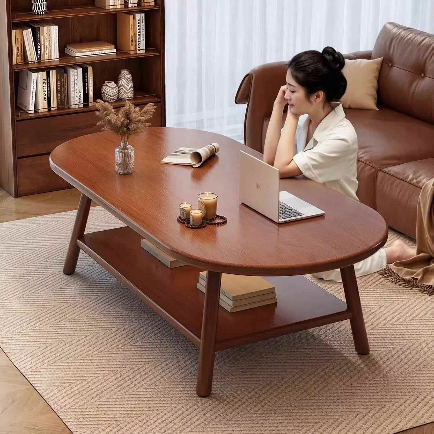 茶几小户型家用客厅小桌子简约现代出租屋沙发旁茶桌餐桌坐地桌子