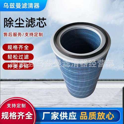 厂家耐高温阻燃滤筒喷塑涂装喷丸机配件工业设备除尘滤芯滤筒