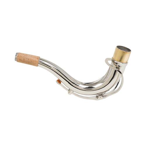 次中音萨克斯弯脖2.75cm银色黄铜降B调萨克斯管配件saxophone脖管