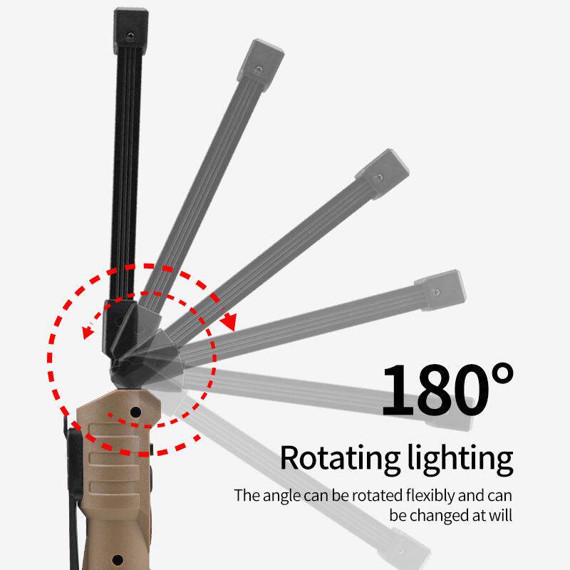 FT20FT0折双叠测工作灯面COB强光手电筒LED汽修检强力磁2铁三光源