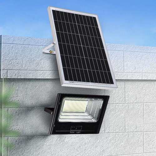 英文太阳能投光灯LED户外庭院分体式室内外太阳能灯Solar Light