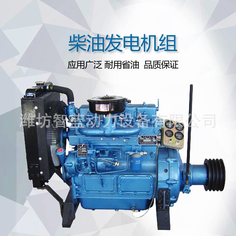 ZH4100P带离合器皮带轮固定动力柴油机组40kw柴油发动机