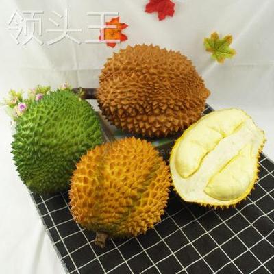 仿真榴莲肉PU假榴莲猫山王假水果模型家居摄影道具水果店超市装饰