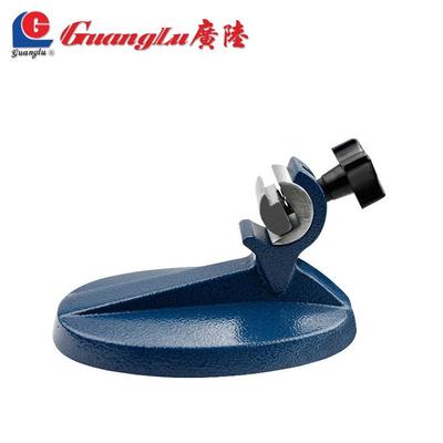 广陆磁性表座 杠杆千分尺带微调 机械式百分表固定座托架支撑底座