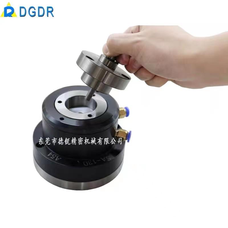 台湾省SA130气动内撑夹头内涨胀内孔夹具气动旋转内张气动卡盘