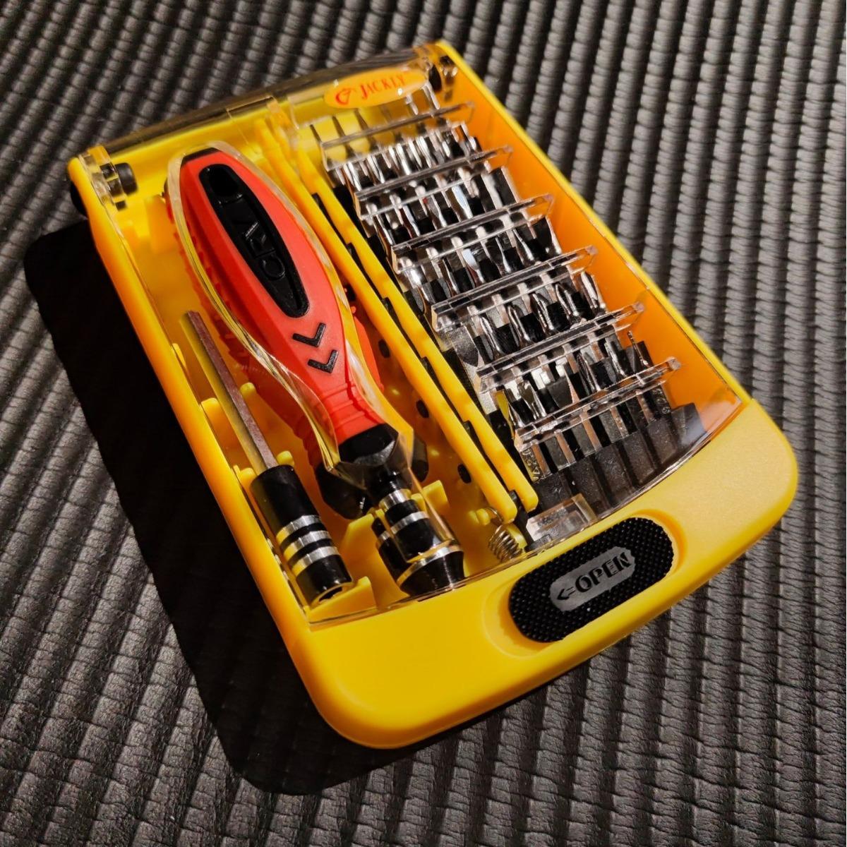 杰克利溢丰 JACKLY 电脑手机维修拆机工具38合1 螺丝刀 JK6088A