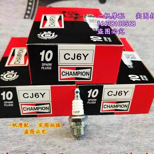 CHAMPION CJ6Y火花塞 二行程割灌机绿篱机适用配件