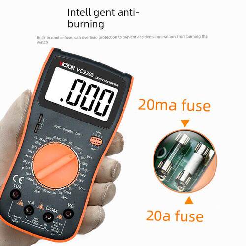 胜利数字万用表高精度VC9205/VC9208/VC830L/VC201/202/203万能表